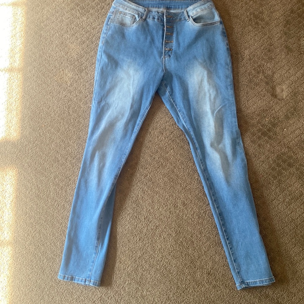 High Wait Butt Lifting Stretch Jeans